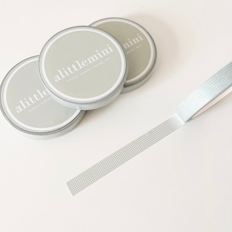 【NEW】alittlemini 　7mm maskingtape　アップルグリーン - 纸胶带 - 纸 白色