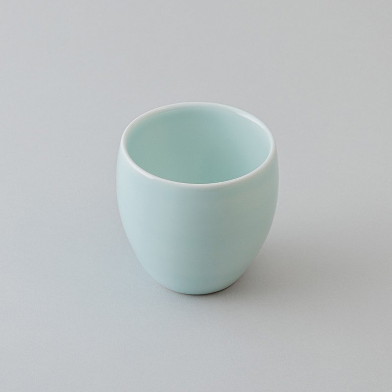日本39arita 日本制有田烧陶瓷双层隔热杯-200ml-青白磁 - 茶具/茶杯 - 陶 绿色