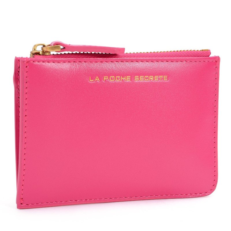 La Poche Secrete圣诞礼物 :可放口袋的卡夹零钱钥匙包ABD-LP029 - 零钱包 - 真皮 蓝色