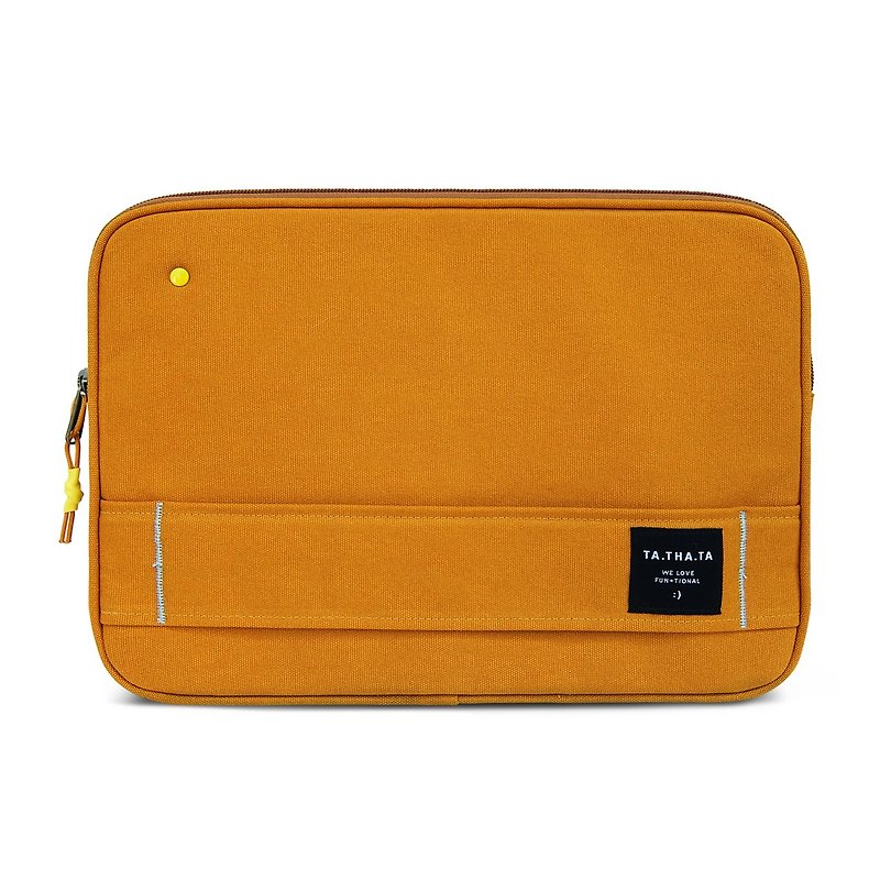 Fred yellowstone casual laptop sleeve 13 inch - 电脑包 - 棉．麻 黄色