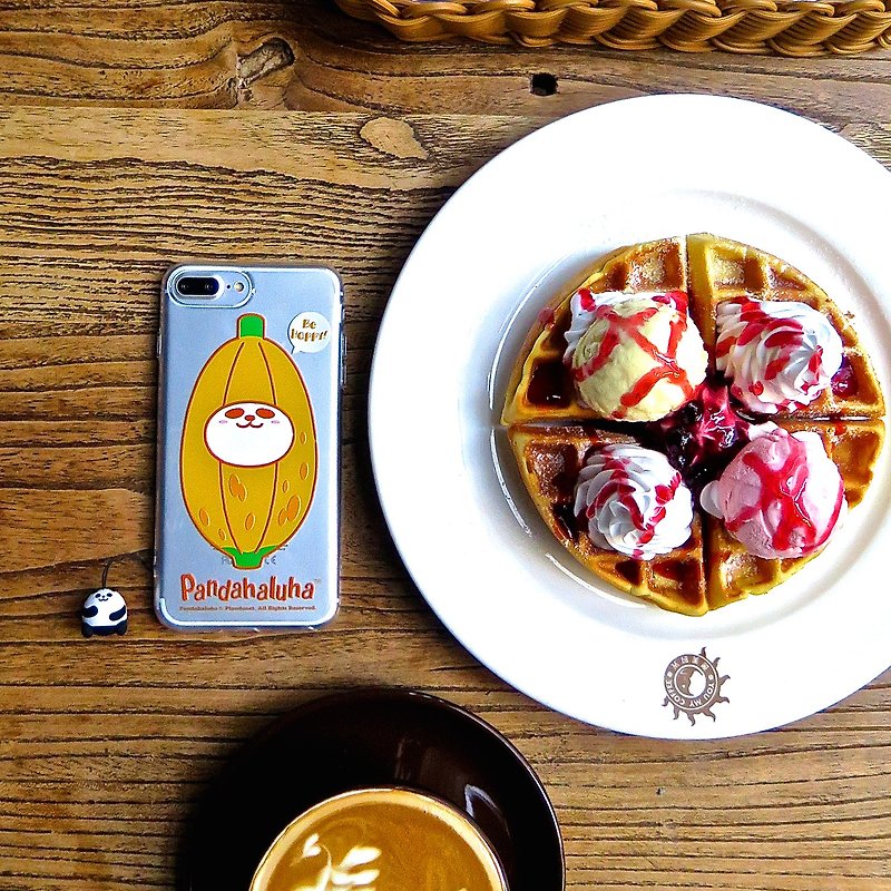 iPhone 7/8P 香蕉熊猫 Pandahaluha case 软胶透明手机壳 手机套 - 手机壳/手机套 - 硅胶 透明