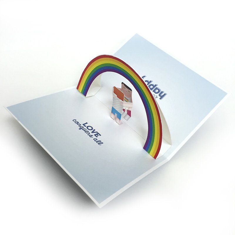 Gay Card | Love Card | Pop Up Card - 卡片/明信片 - 纸 