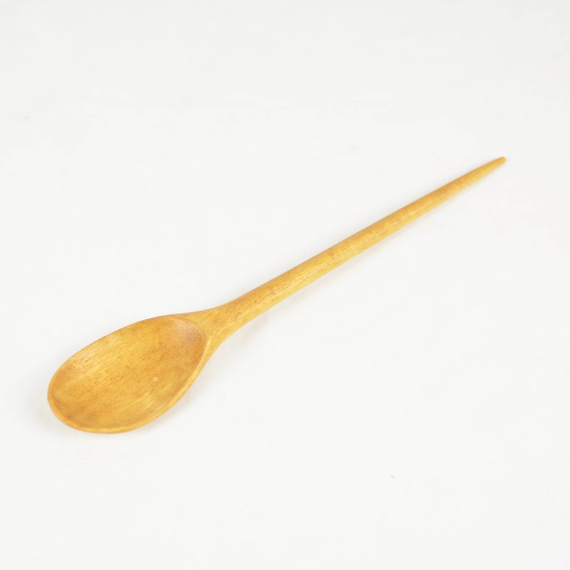 木汤匙-大-公平贸易 - 餐刀/叉/匙组合 - 木头 咖啡色