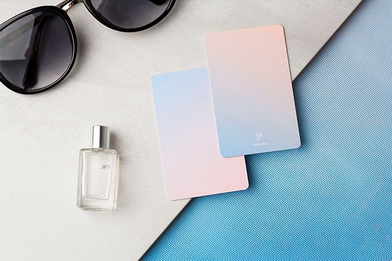 sunset ipass card - 名片夹/名片盒 - 塑料 粉红色