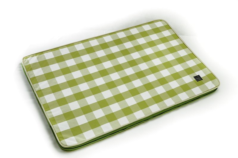 Lifeapp 睡垫替换布套 --- L_W110xD70xH5cm (绿白格)不含睡垫 - 床垫/笼子 - 其他材质 绿色