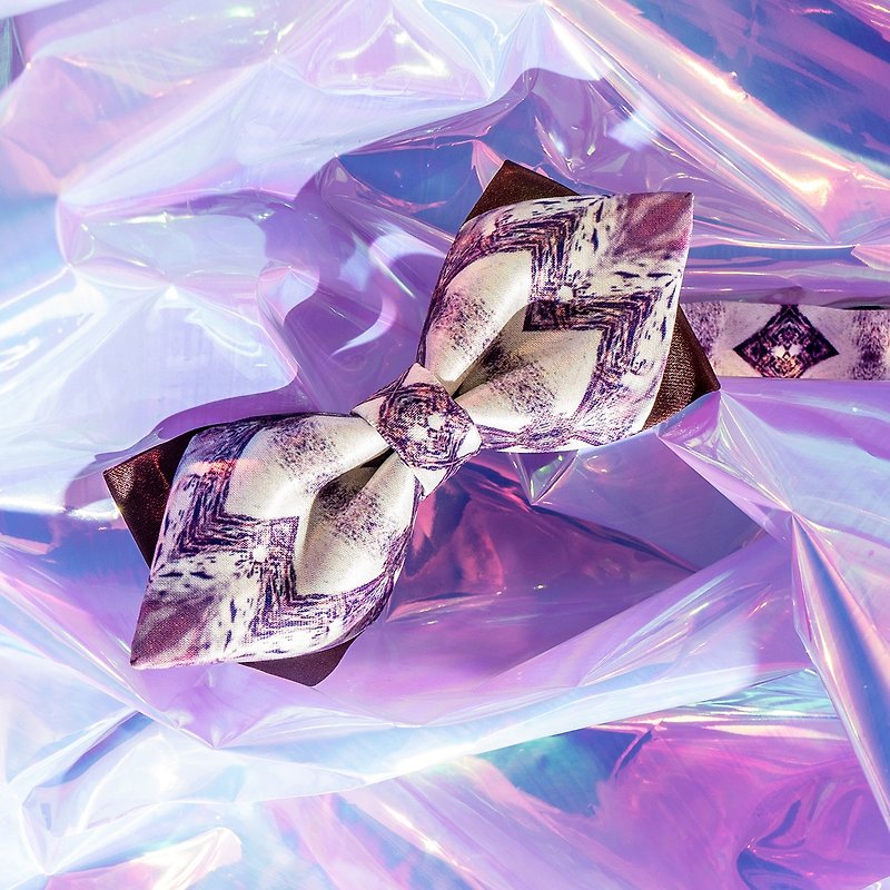 紫色蓝宝石领呔 Bow Tie - 领结/领巾 - 其他人造纤维 