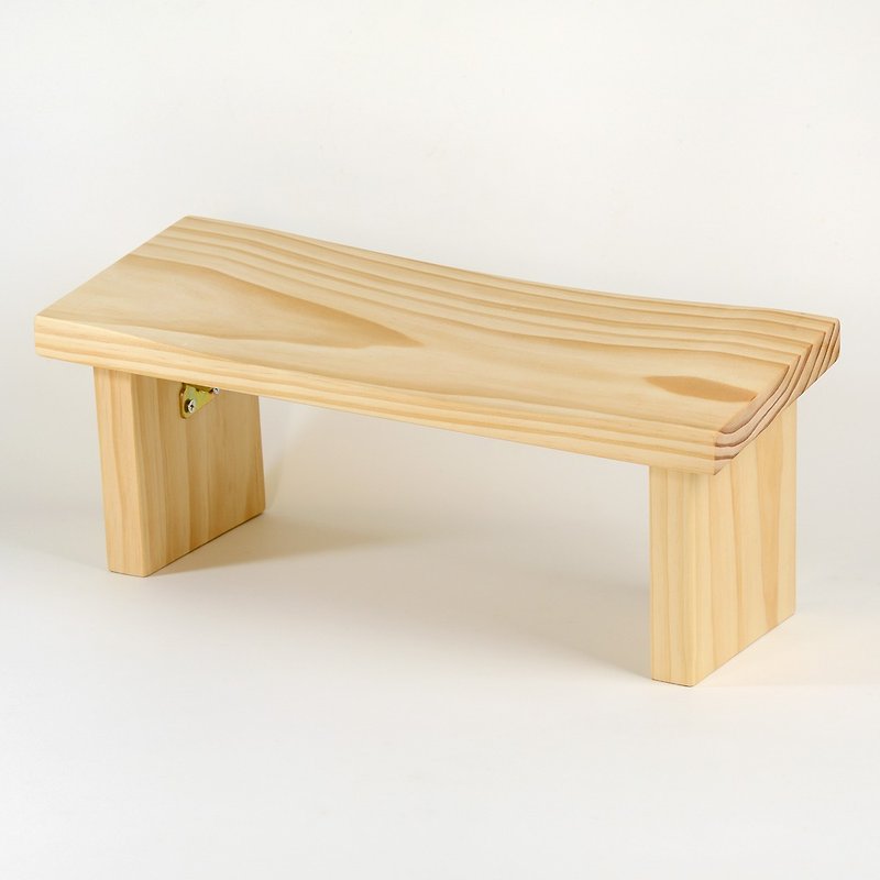 松木禅修椅|日式和室风格的辅佐跪姿实木椅 - 椅子/沙发 - 木头 金色