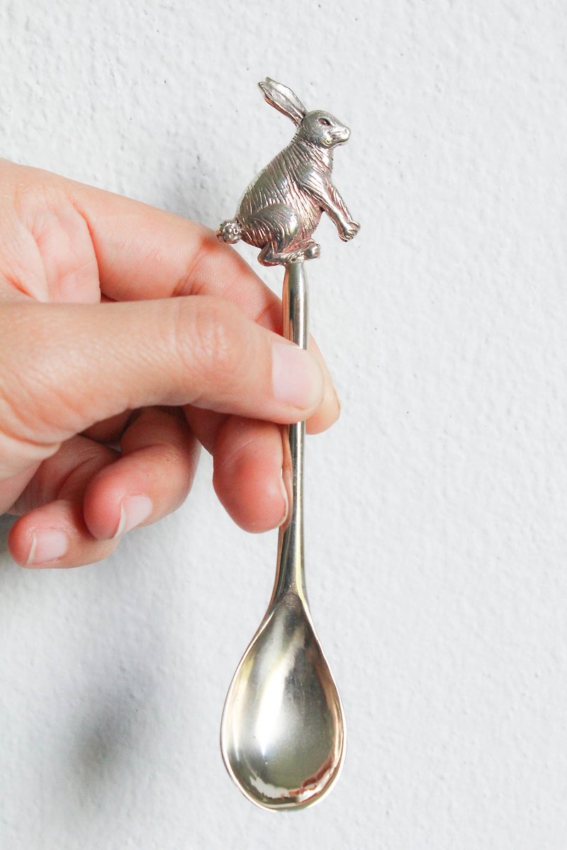 Rabbit spoon (copper) - 餐刀/叉/匙组合 - 其他材质 