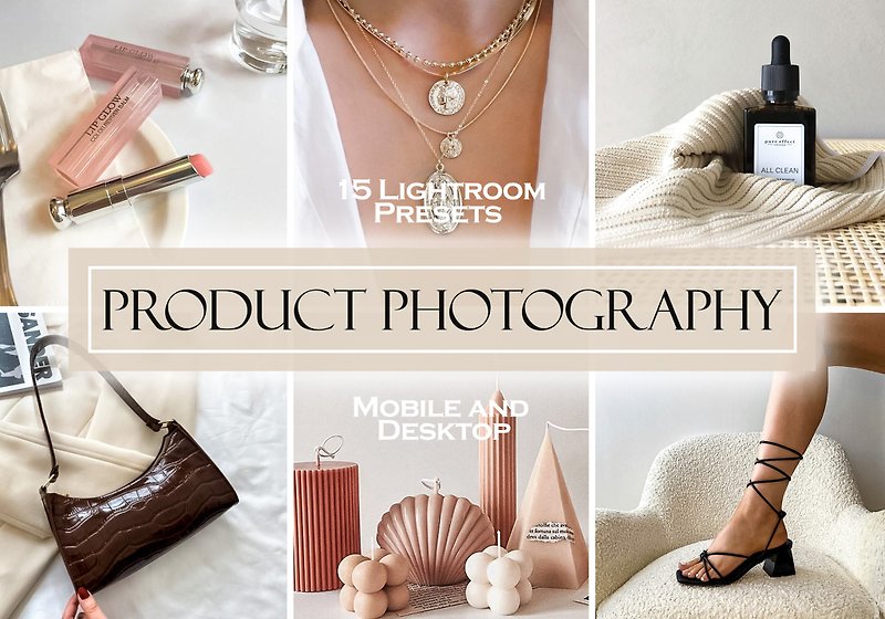 15 best PRODUCT PHOTOGRAPHY lightroom presets - 插画/绘画/写字 - 其他材质 白色