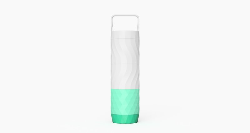 【容量可大可小、DIY组装】Wattle | 个人化水壶－431ml(岚绿x1) - 水壶/水瓶 - 塑料 多色