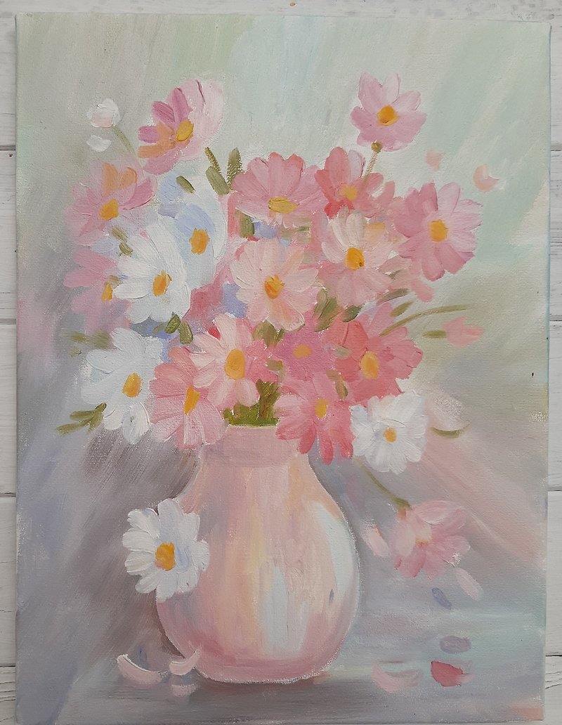花瓶中的花朵 11,8*15,8 英寸 30*40 厘米 Andriy Stadnyk 油画花卉 - 墙贴/壁贴 - 其他材质 多色