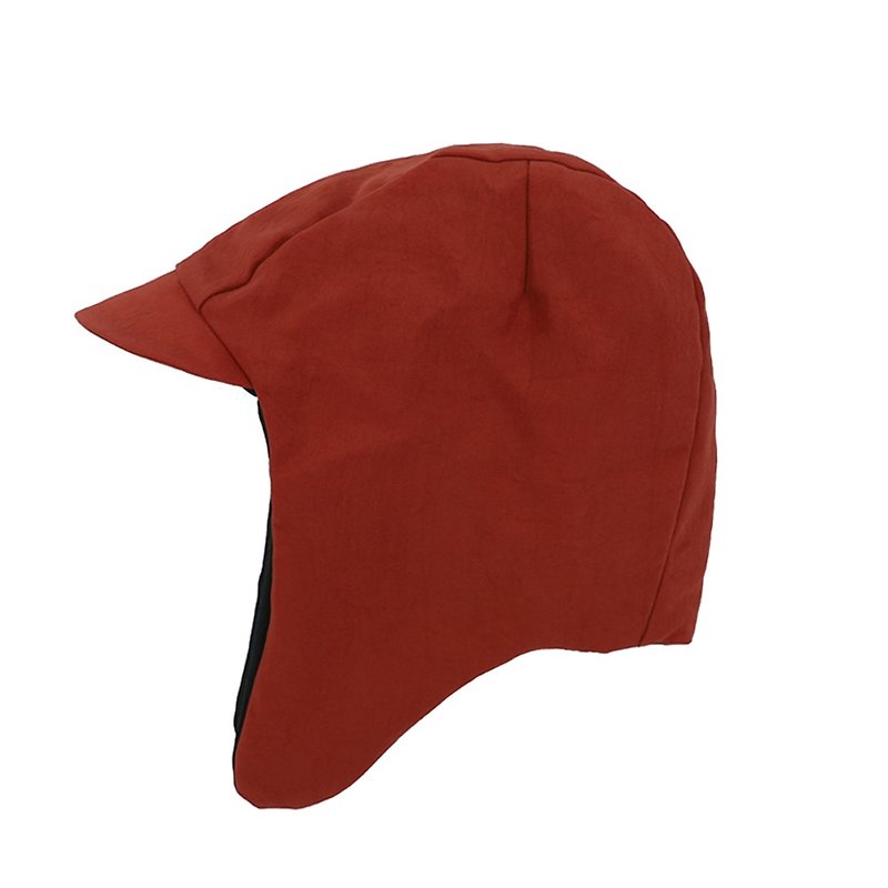 C.P. 铺棉飞行帽 - 赭红 - 帽子 - 尼龙 红色
