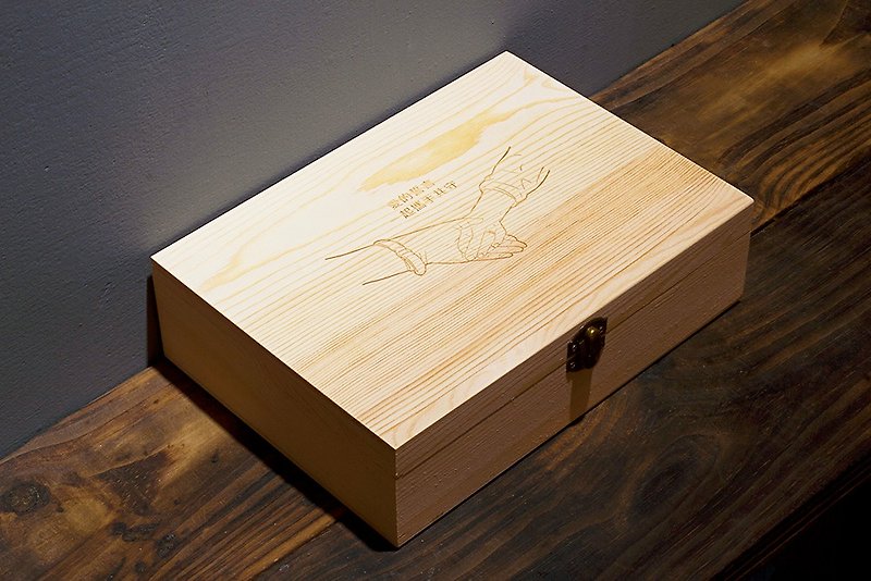 定制化木盒 情人节礼物 生日礼物 结婚礼物 - 其他 - 木头 金色