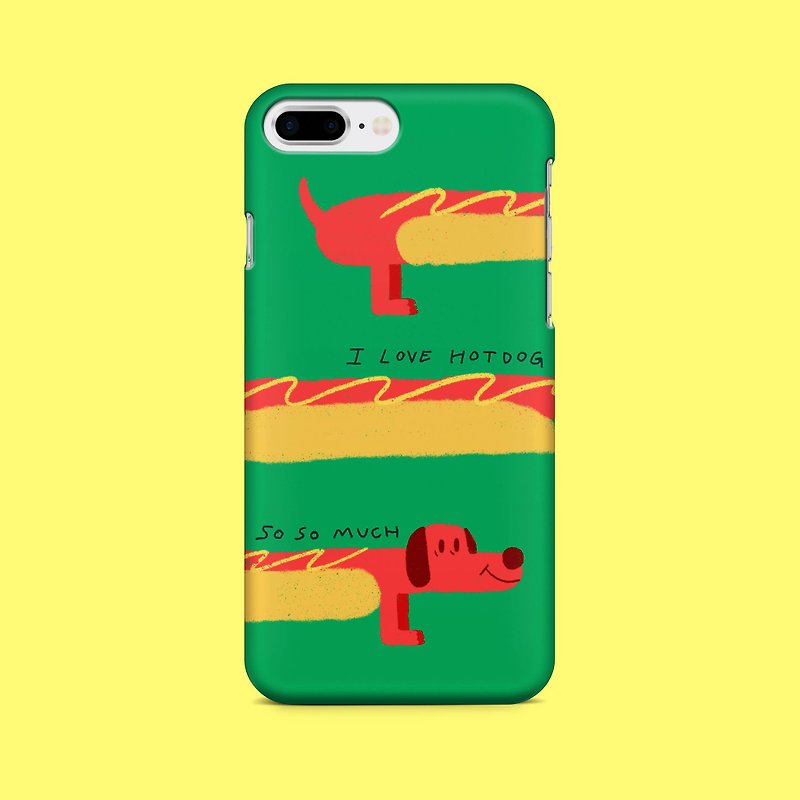 Hot Dog - Red Green Phone Case - 手机壳/手机套 - 塑料 多色