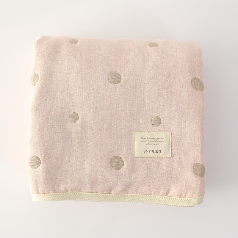 日本制五层纱被 婴儿粉 (S) - 婴儿床上用品 - 棉．麻 粉红色