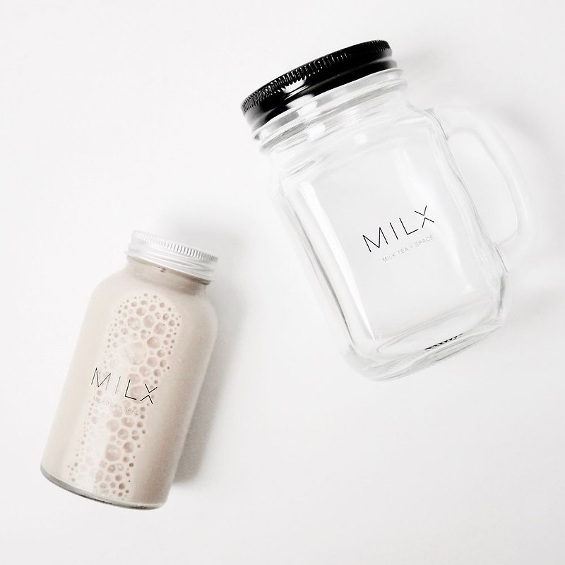 MILX Logo 大罐+小瓶 - 茶具/茶杯 - 玻璃 透明