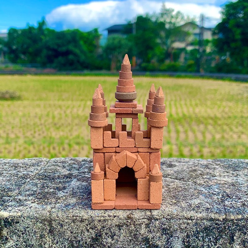 【DIY材料组合包】城堡/小砖块模型/迷你红砖/台湾传统筑 - 其他 - 其他材质 