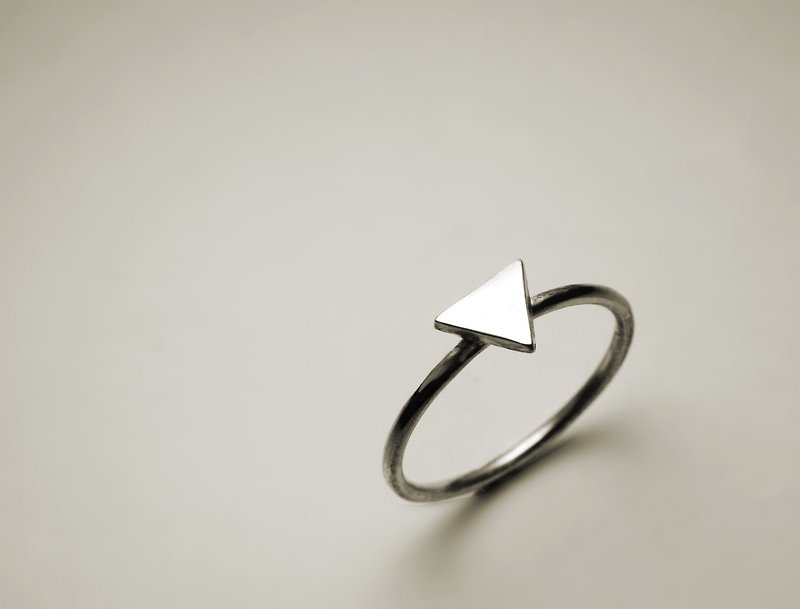 抽象三角形银戒指 - 戒指 - 其他金属 银色