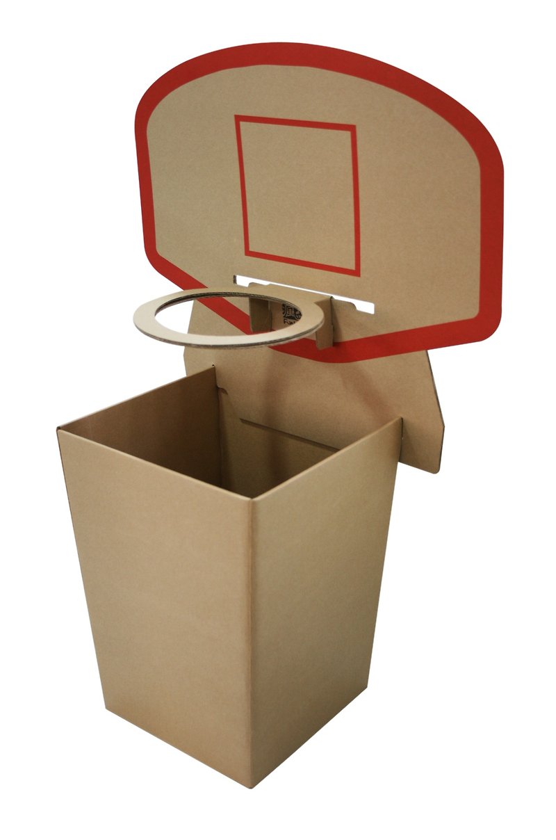 【买家catchou1118下标专区】篮球框置物桶组4组 - 桌游/玩具 - 纸 咖啡色