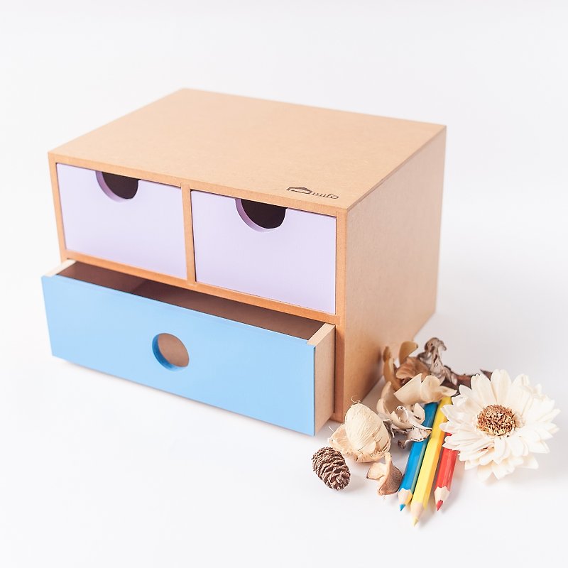 【双层收纳盒】手工 木制文具盒 储物盒 生日礼物 收纳 - 收纳用品 - 木头 
