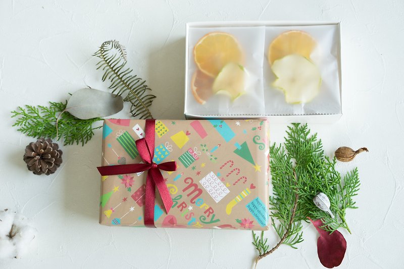 青淞禾乐 圣诞限定礼盒 交换礼物 - 水果干 - 新鲜食材 多色