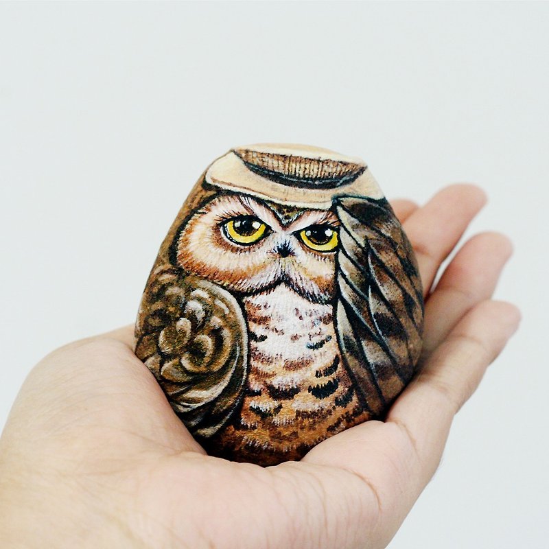 Owl Stone Art. - 其他 - 石头 多色