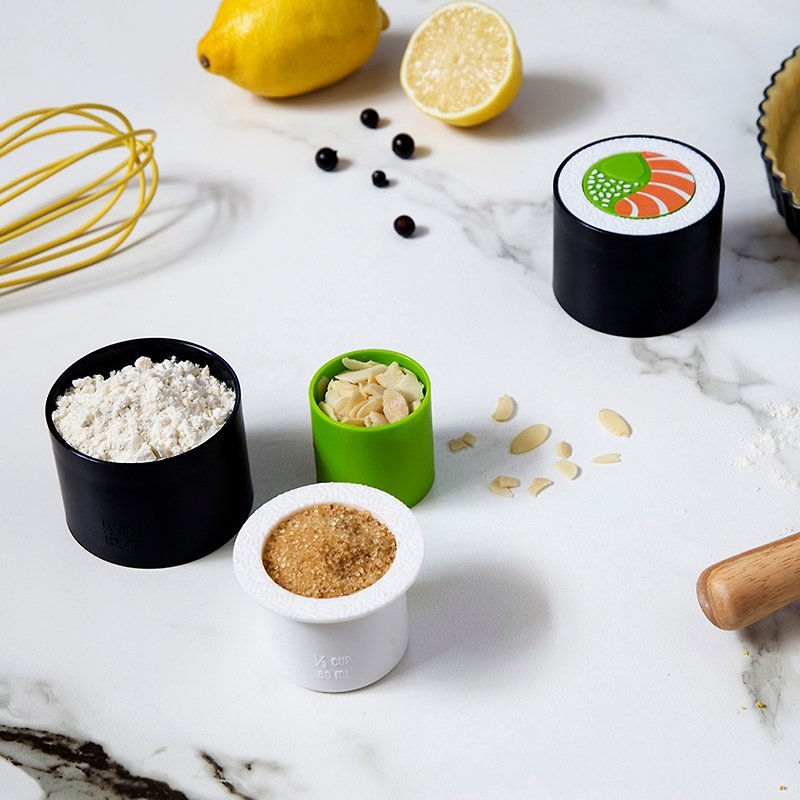 OTOTO 海苔寿司-量杯 - 厨房用具 - 塑料 黑色