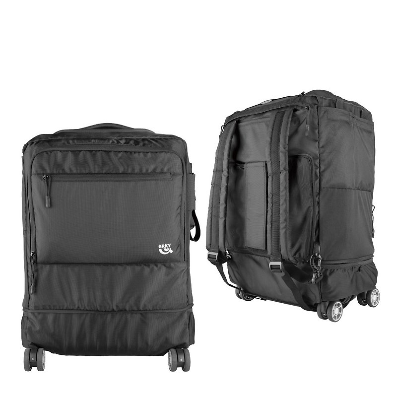 Titantour X挑担包X 多功能收纳登机箱保护行李套/后背包 - 行李箱/行李箱保护套 - 尼龙 黑色