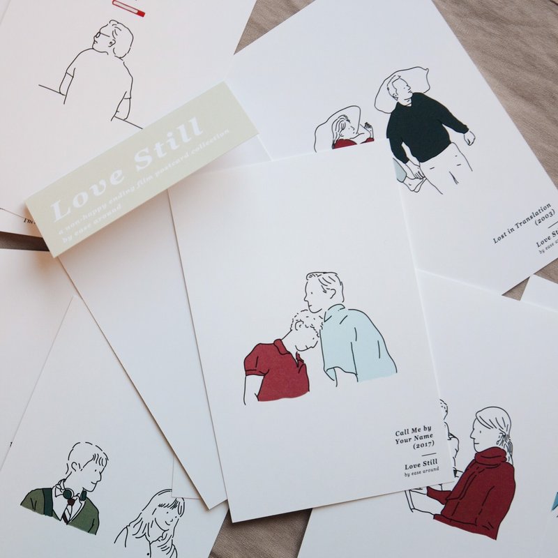 Love Still The Postcard SET (9 pcs.) - 卡片/明信片 - 纸 白色