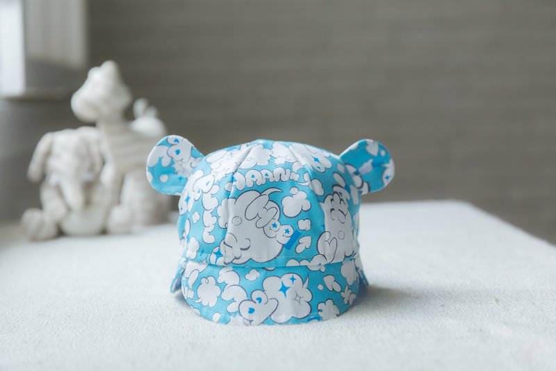 (春季特惠)手工小熊帽- 蓝色爆米花 - 其他 - 棉．麻 蓝色