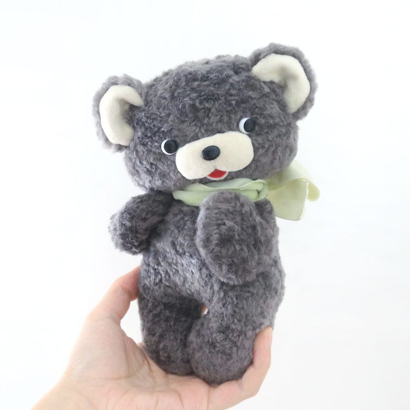 (材料包附影片) 昭和小熊玩偶 布偶材料包 - 编织/刺绣/羊毛毡/裁缝 - 其他材质 灰色