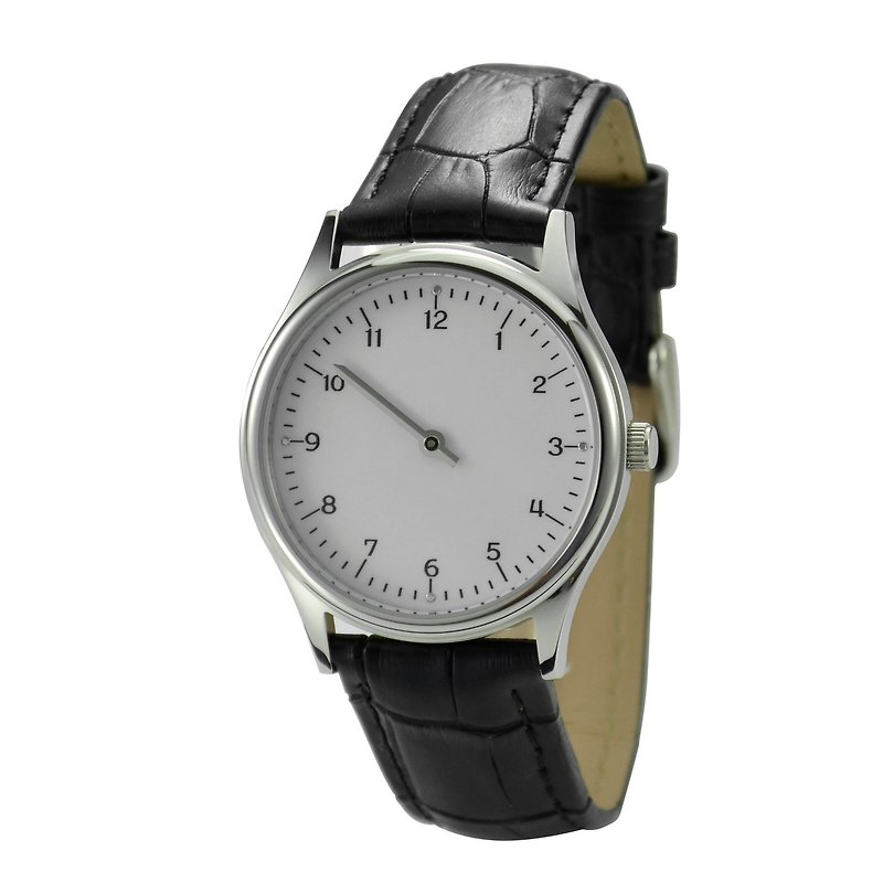 慢活(Slow time) 手表 优雅数字 - 中性设计 - 全球包邮 - 男表/中性表 - 不锈钢 白色