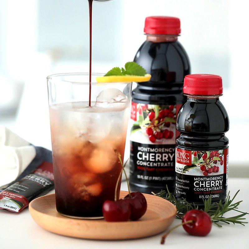美国樱桃王酸樱桃浓缩汁 帮助入睡 运动恢复 - 健康/养生 - 浓缩/萃取物 红色