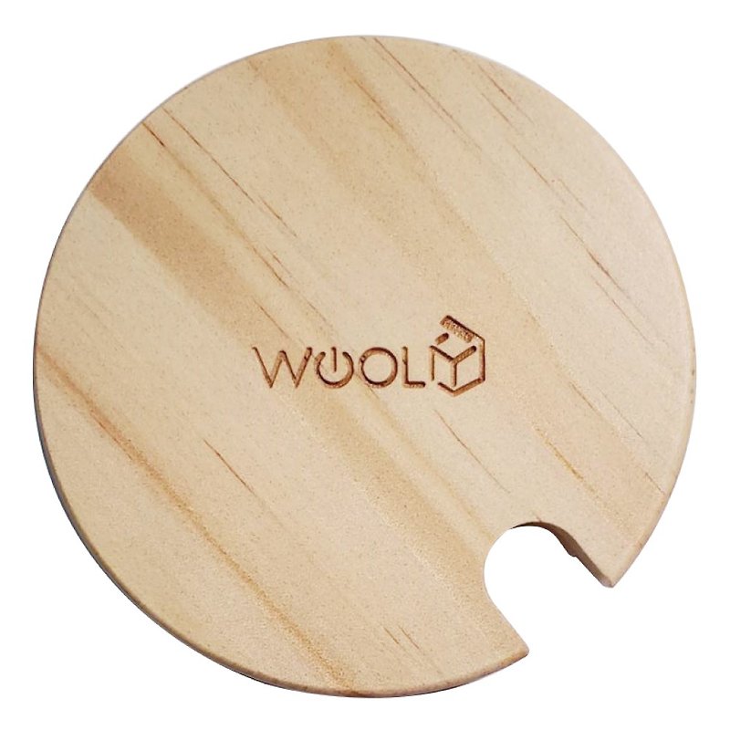 WOOLY专用木质杯盖(汤匙孔) 直径约8.5厘米 - 其他小家电 - 木头 金色