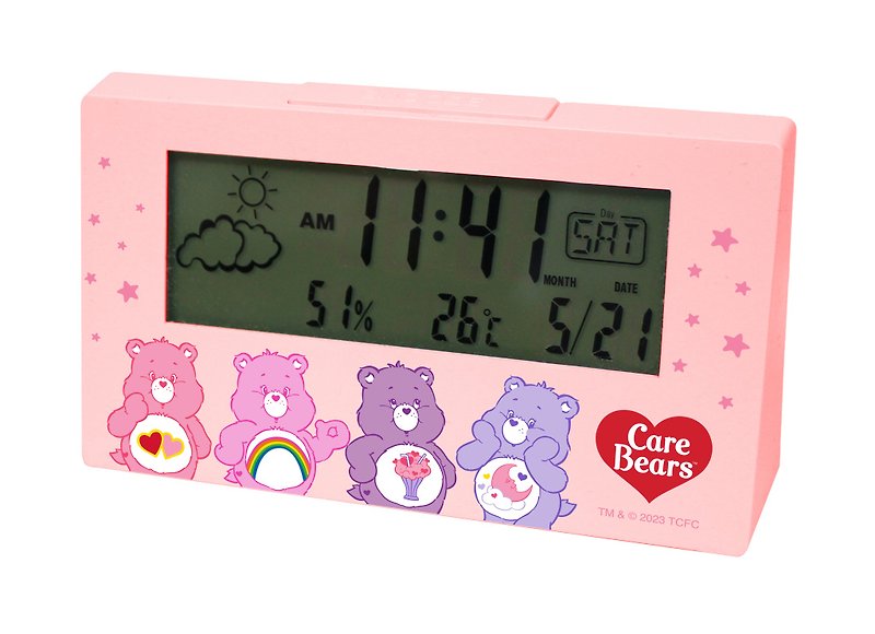 正版授权 Care Bears  多功能电子钟(3种款式) - 时钟/闹钟 - 塑料 多色