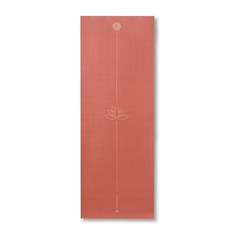 【Mukasa】PVC瑜珈垫 6mm - 焦糖棕 - MUK-22121 - 瑜珈垫 - 其他材质 橘色