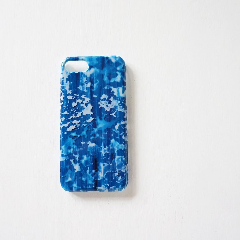 青の世界　iPhoneカバー　空と雨と雫 - 手机壳/手机套 - 塑料 蓝色