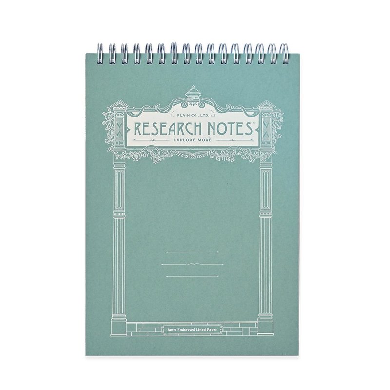 RESEARCH NOTES – 线之影笔记本 绿 - 笔记本/手帐 - 纸 