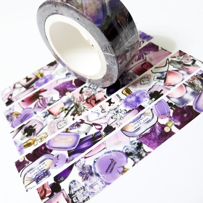 分装纸胶带 紫色瓶子 - 纸胶带 - 纸 