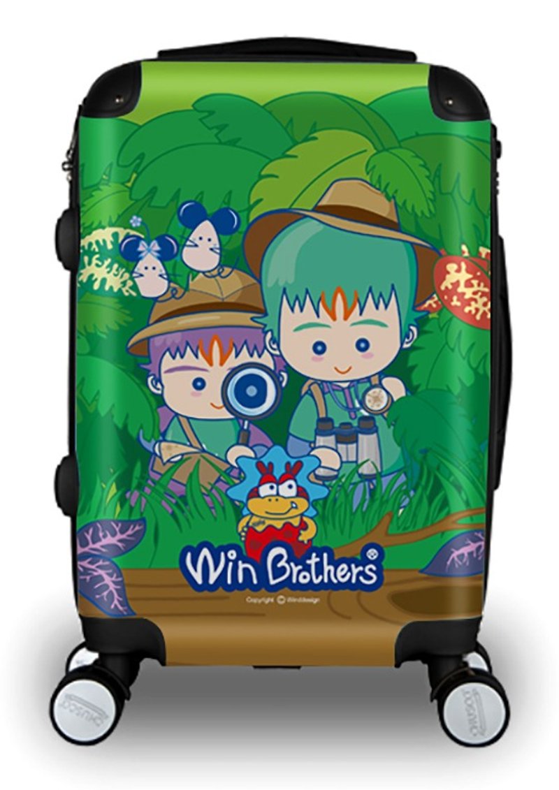 二允兄弟丛林探险28寸行李箱/登机箱 - 其他 - 其他材质 绿色