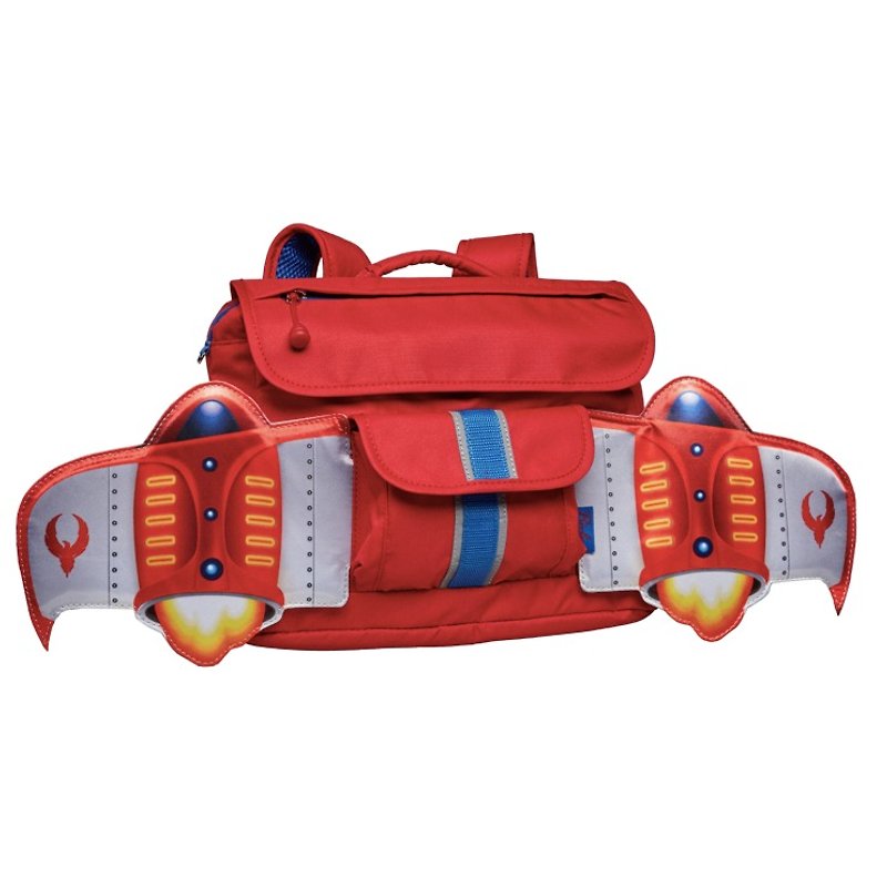美国Bixbee飞飞童趣系列-火鸟红喷射机小童背包 - 其他 - 纸 红色