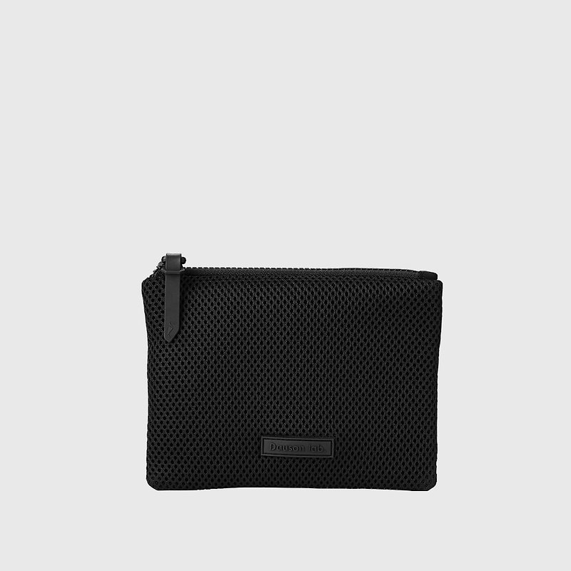 双层网布小物袋 - 经典黑 - 零钱包 - 尼龙 黑色