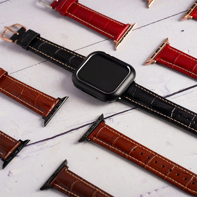 Apple watch - 压纹真皮苹果表带 - 表带 - 真皮 
