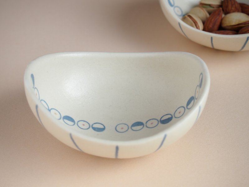 oval mame bowl(S)/czech oknoシリーズ - 浅碟/小碟子 - 陶 多色