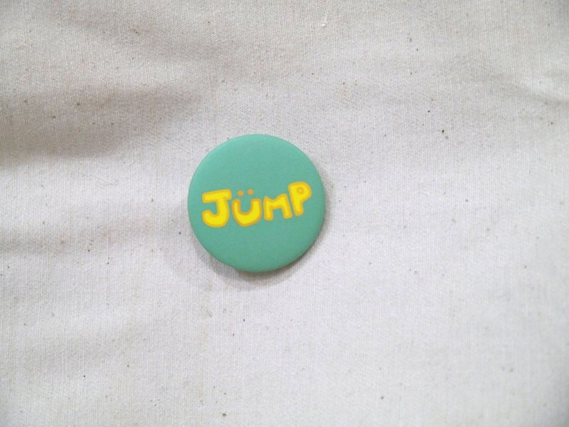 |磁铁徽章|Jump - 徽章/别针 - 纸 绿色