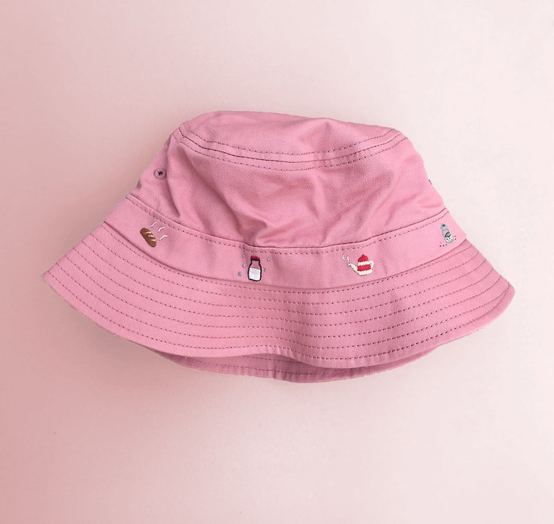 Bucket Hats / Happy meals - 帽子 - 棉．麻 粉红色