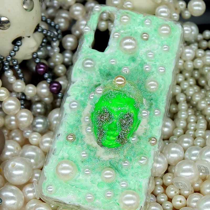 手工搞怪誇張立體娃娃藝術手機殼iPhone/華為機殼訂製 - 手机壳/手机套 - 其他材质 绿色