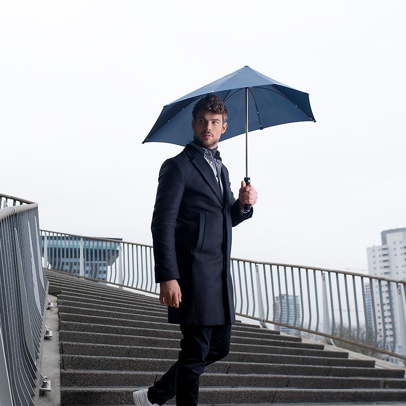 荷兰 Senz 盛世  经典防风伞 - 夜曲蓝 - 雨伞/雨衣 - 防水材质 蓝色