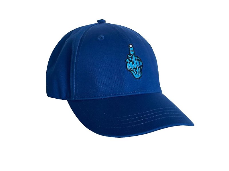 不明手势鸭舌帽(蓝色) - 帽子 - 其他人造纤维 蓝色