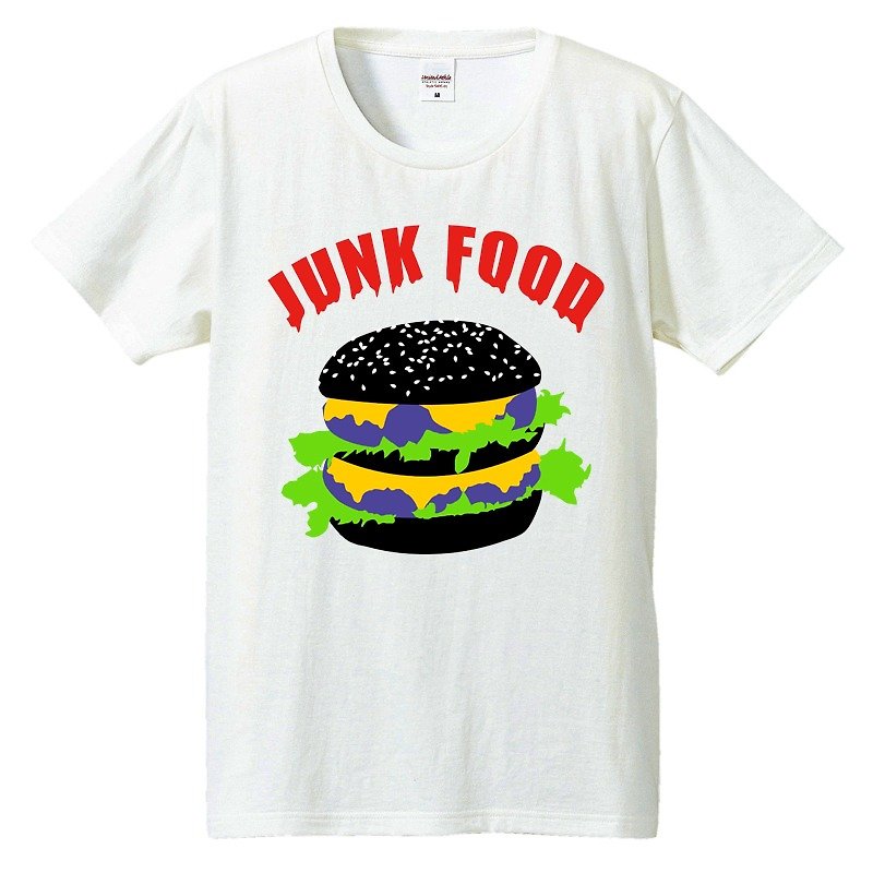 Tシャツ / Junk Food - 男装上衣/T 恤 - 棉．麻 白色